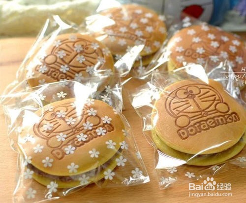自制多啦a梦的铜锣烧饼干