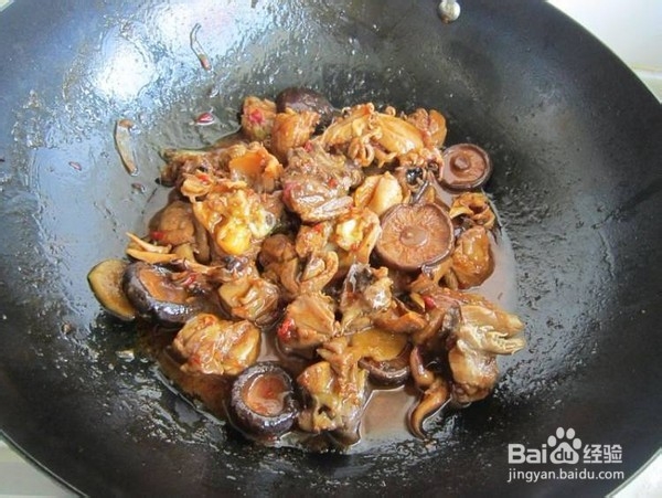 风味墨鱼干烧鸡
