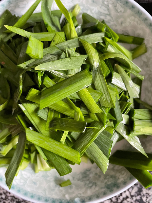 韭菜鸡蛋炒虾仁