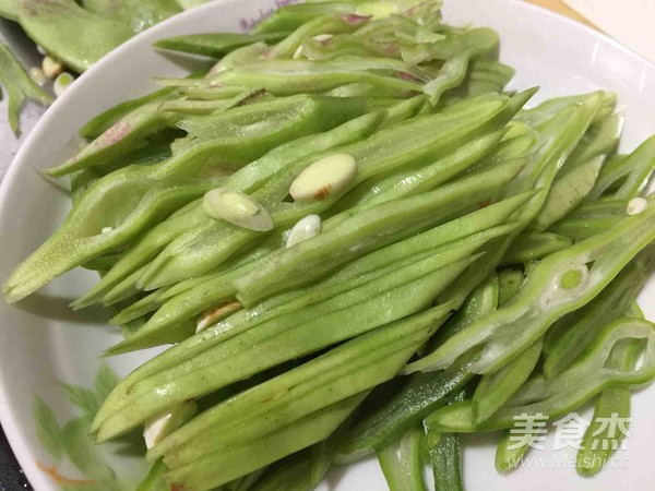 家常扁豆炒肉丝