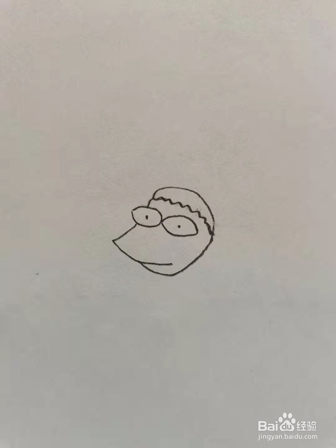 卡通可心怎么画