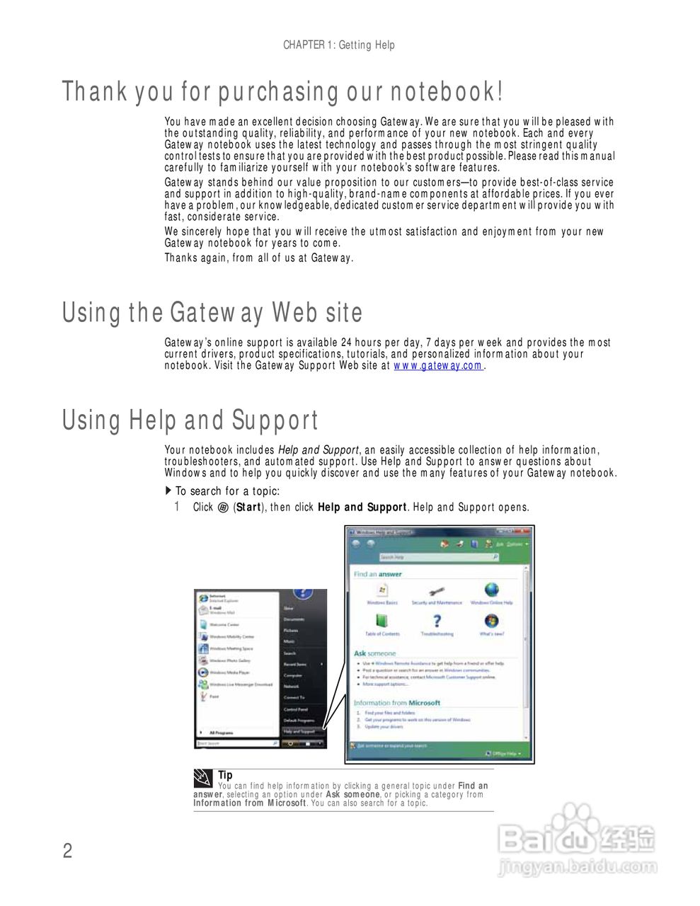 捷威Gateway UC78笔记本电脑使用说明书:[1]