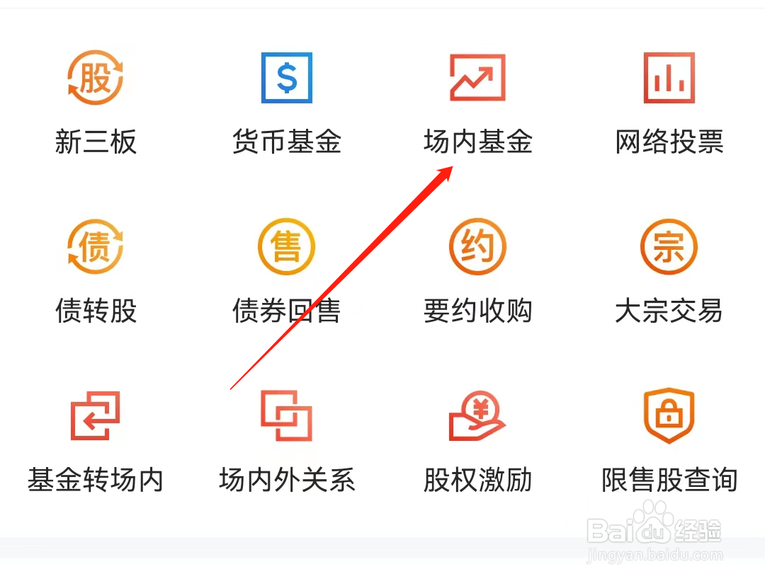 东方财富怎么查看场内基金