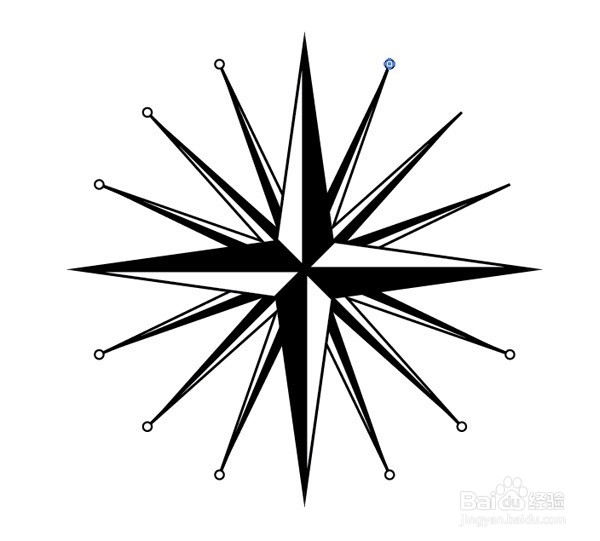 怎么用Illustrator设计一个华丽的罗盘