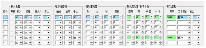 表控 步进电机 三种功能设置