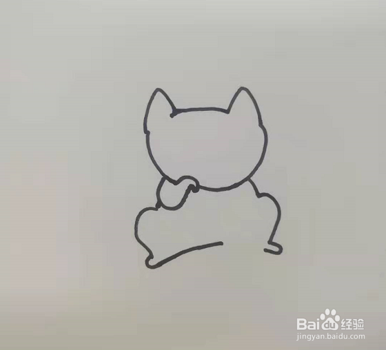 简笔画小猫怎么画