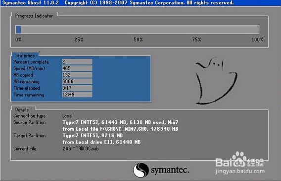 手动ghost装win7系统教程