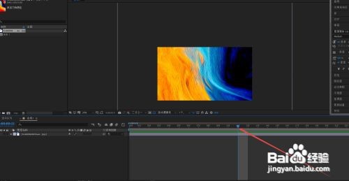 AE中时间轴指示器快速移动帧数
