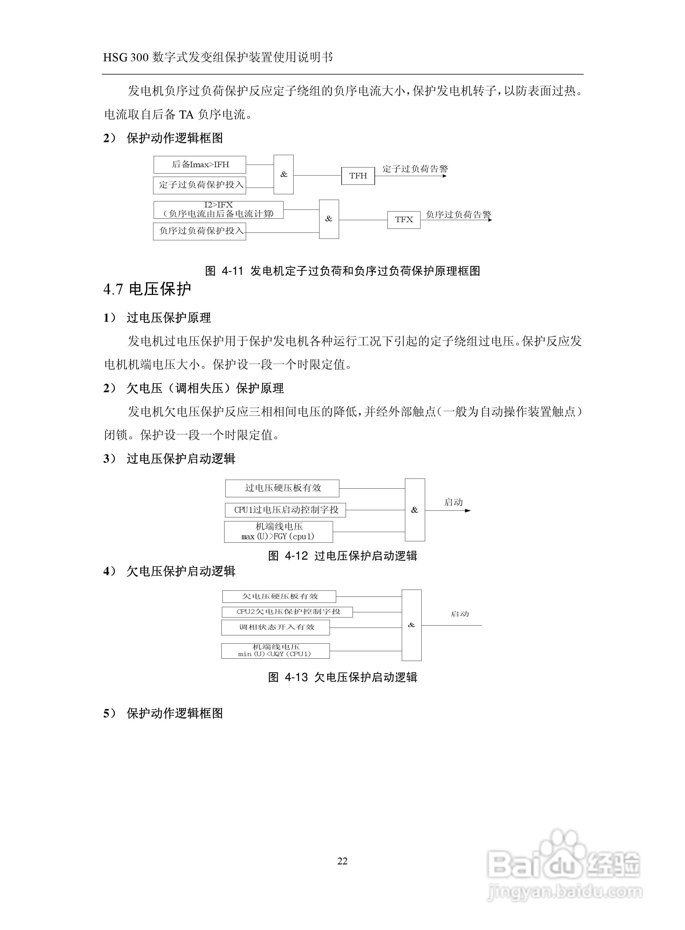 四方立德 HSG 300 数字式发变组保护装置使用说明书:[3]