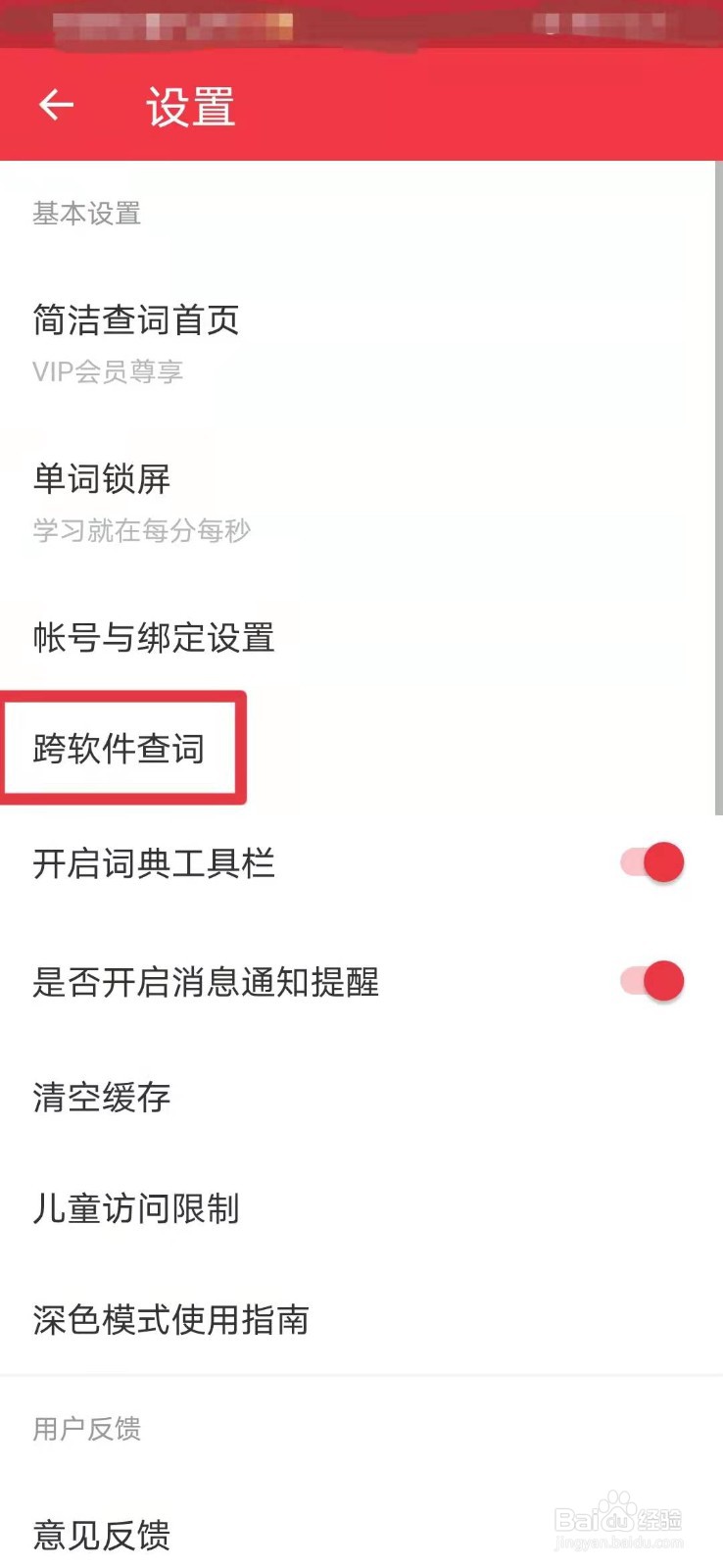 有道词典如何启用跨软件查词功能