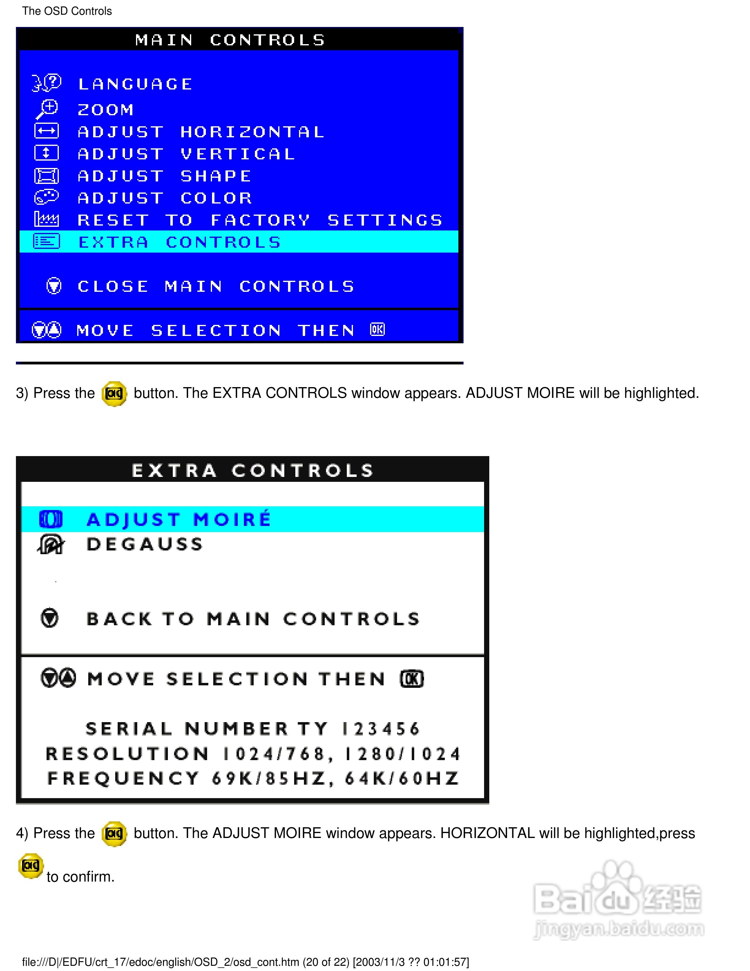 飞利浦107B40彩显使用说明书:[10]