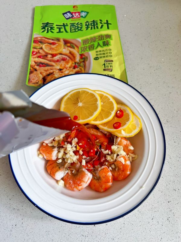 泰式柠檬酸辣虾
