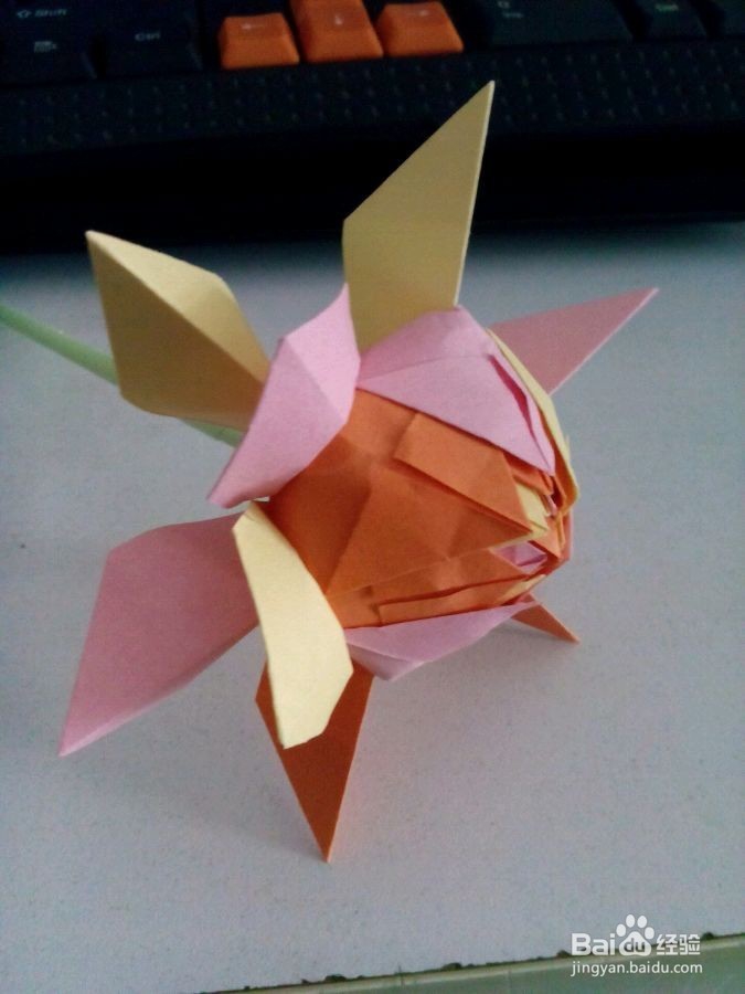 纸花折法,折纸花,钱花