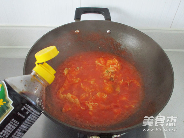 茄汁炒鸡蛋的做法