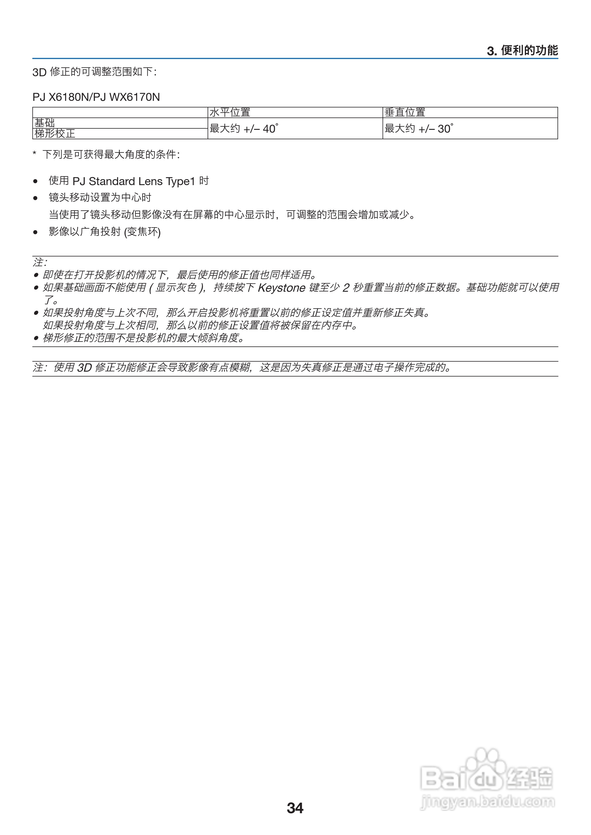 理光PJ WX6170N投影机说明书:[5]