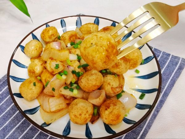 香煎奥尔良风味黄鱼丸