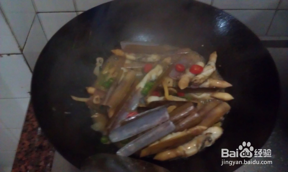 金不换炒竹蛏怎么做