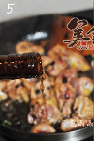 豆豉花菇鸡的做法