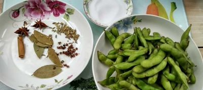 自制五香毛豆