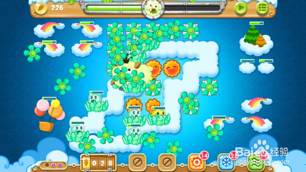 保卫萝卜2-59关金萝卜+钻石任务