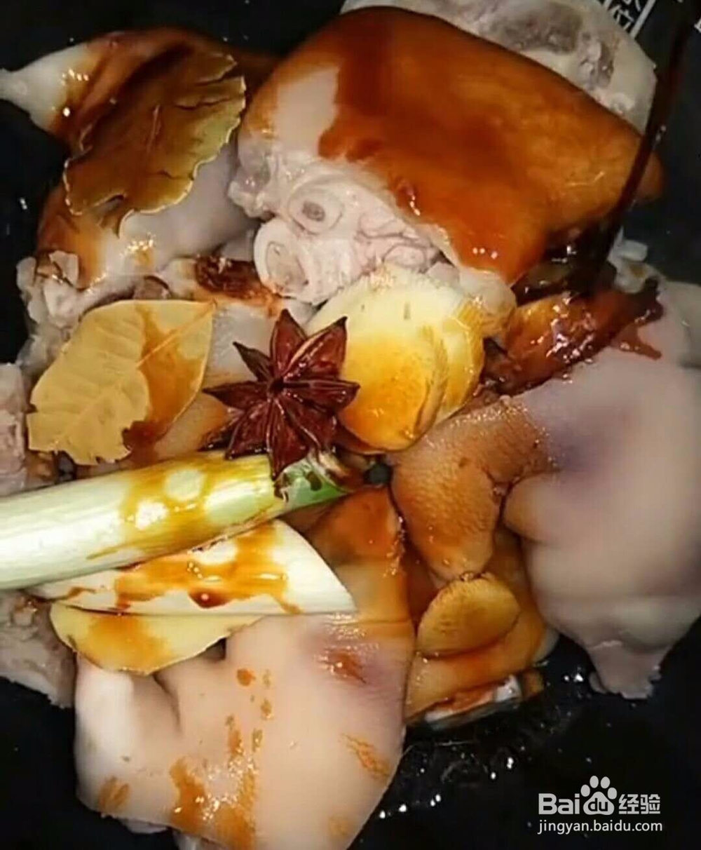 黄豆 顿猪脚做法