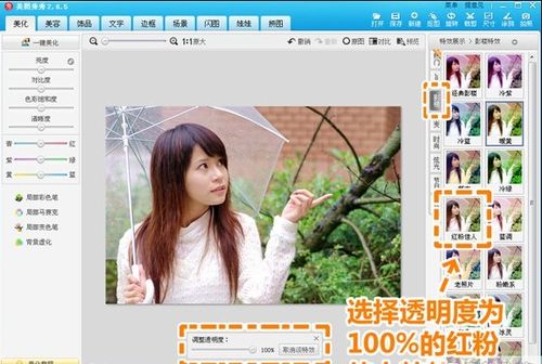 美图秀秀让灰蒙雨天照恢复明艳