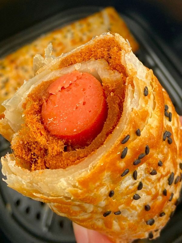 火腿肉松卷这么好吃外皮酥脆