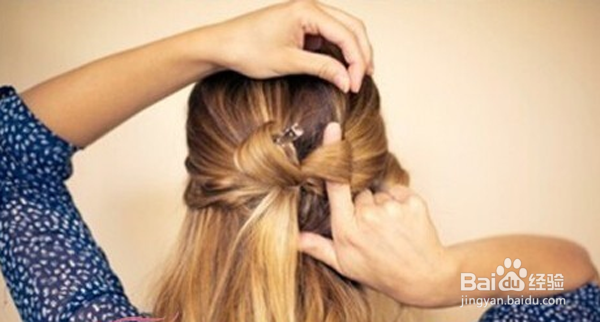 新娘蝴蝶结的系法图解