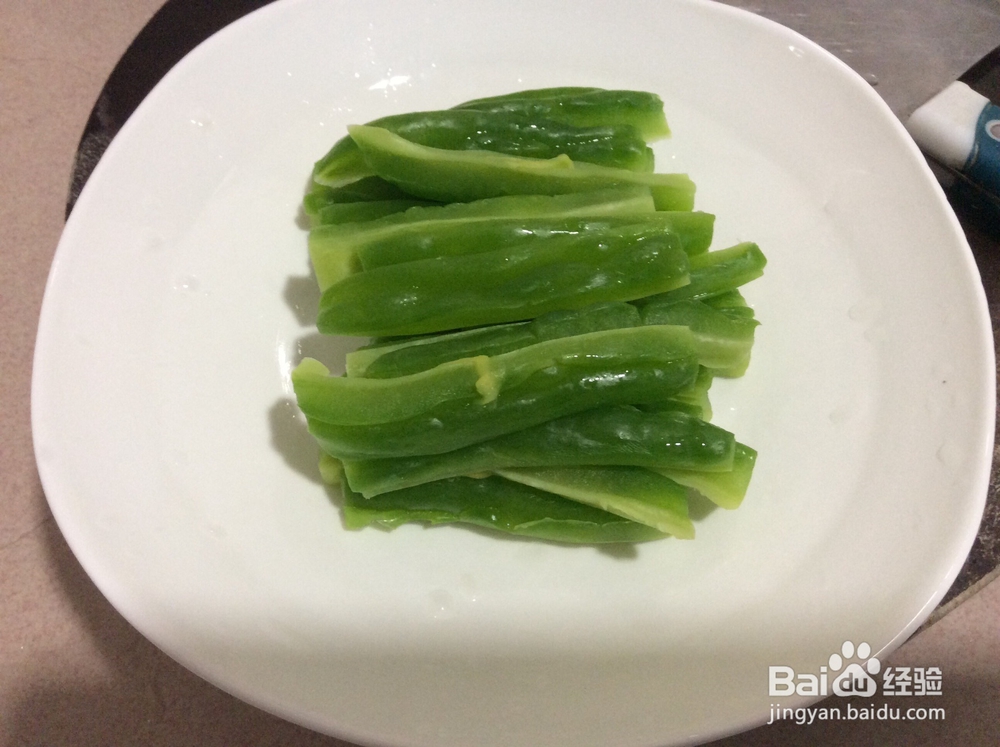 糖醋苦瓜里脊肉的做法