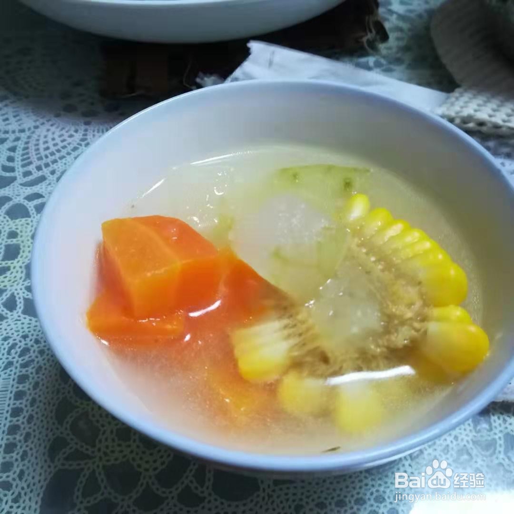玉米冬瓜骨头汤煲汤