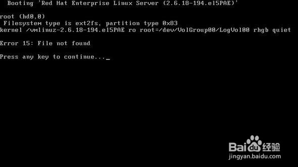 Win7开机黑屏error 15:file not found 解决方法