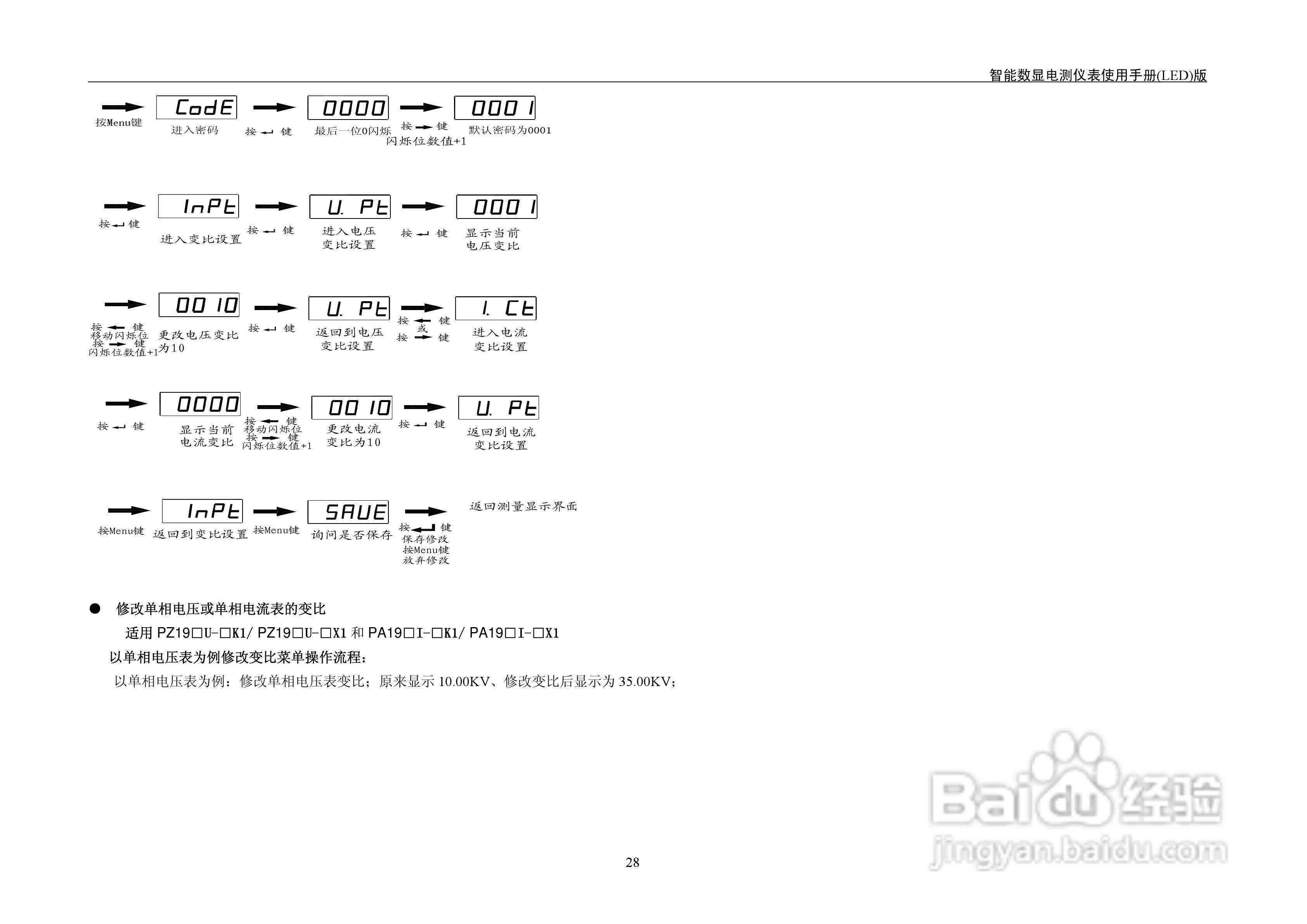 LED KX系列智能数显电测仪表用户手册:[4]