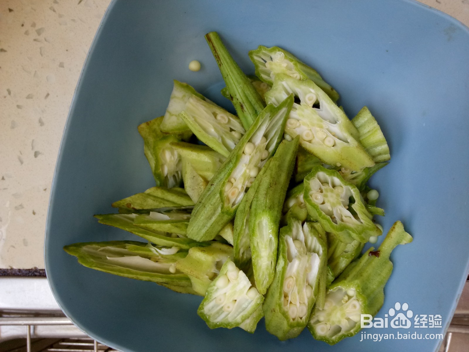 家常苦瓜炒秋葵