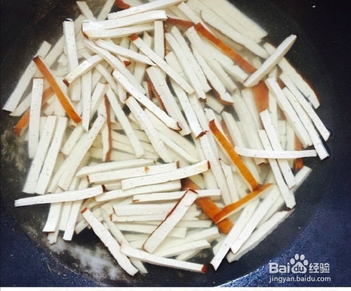怎样制作小炒豆干