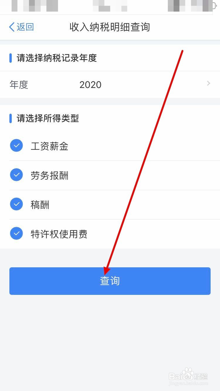 个人所得税收入纳税明细怎么查询