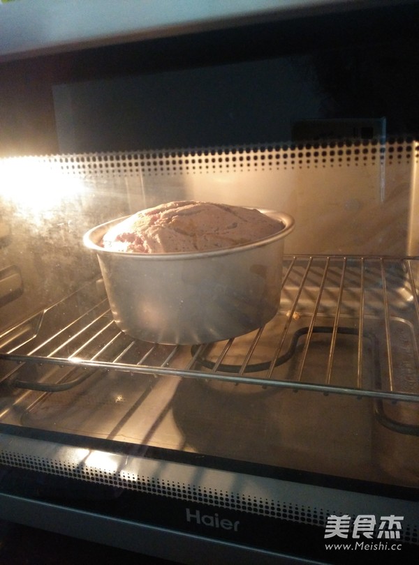 三色戚风蛋糕6寸