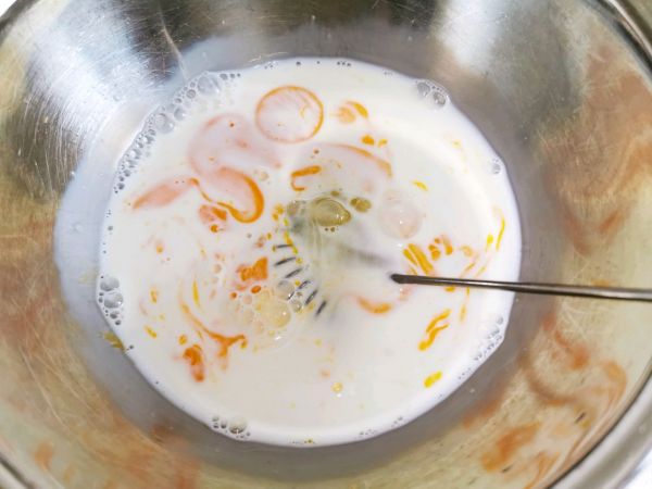 抹茶味黄桃千层蛋糕