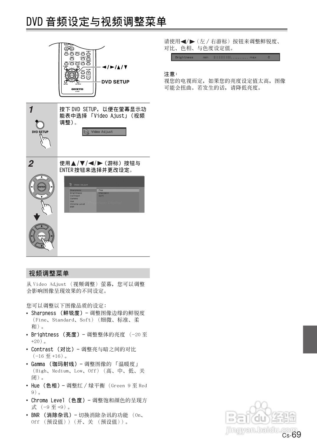 ONKYO DR-UN7DVD接收机说明书:[4]