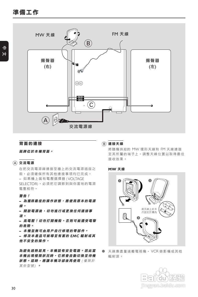 飞利浦FWM352音响使用说明书:[1]