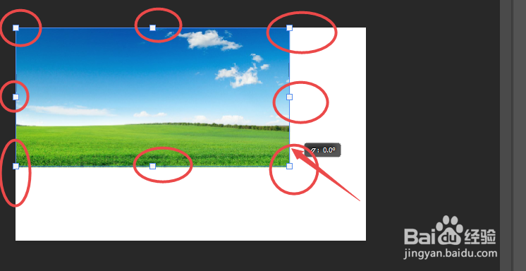 ps怎么调整单个图层大小