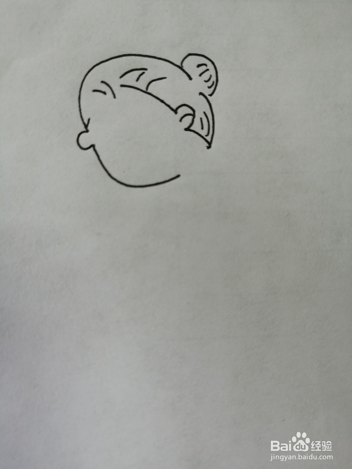 简笔画老奶奶怎么画