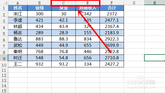 Excel怎么隐藏（取消隐藏）行列和工作表
