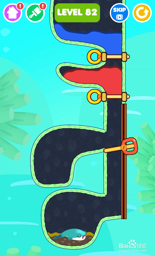 Save The Fish的LEVEL 82怎样过关？