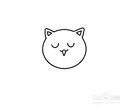 如何画可爱小猫咪的简笔画