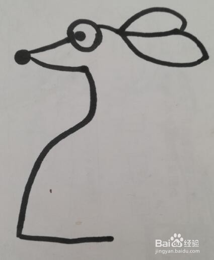 小老鼠的画法 小老鼠的简笔画