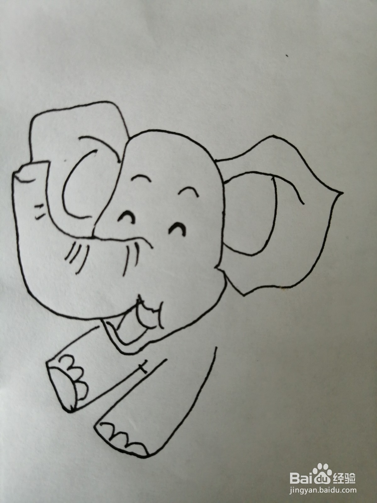 大象简笔画怎么画