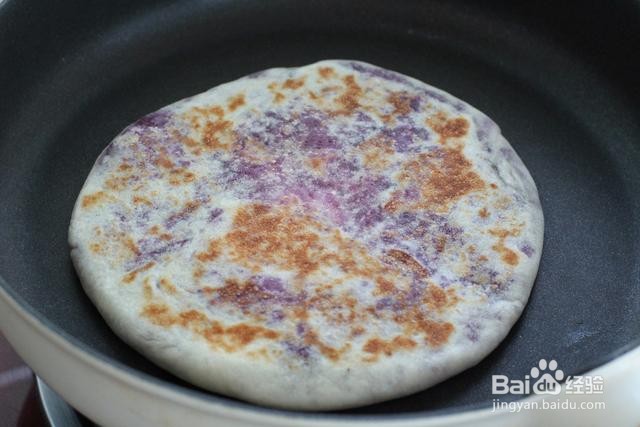 怎么做无油紫薯馅软饼