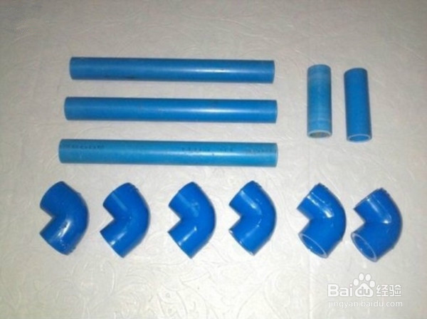 PVC管材制作笔记本支架