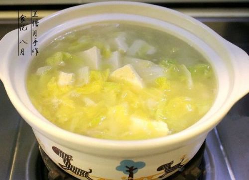 山藥白菜豆腐湯