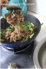 蒜苗剁椒炒牛肉